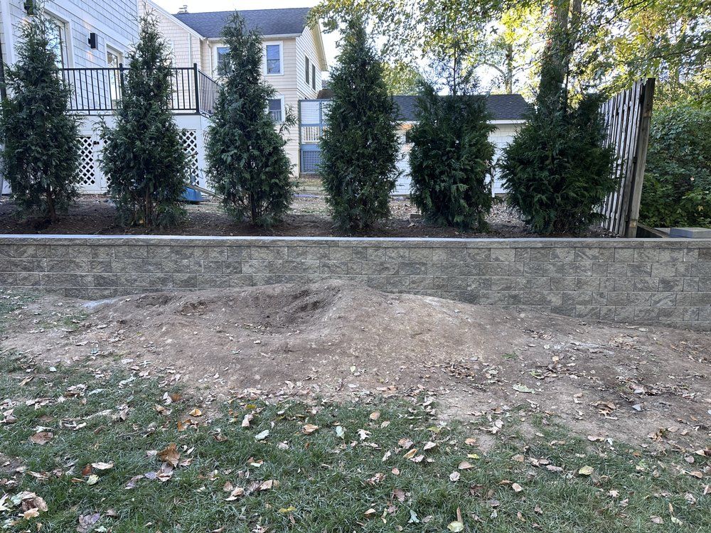 Retaining Wall Installation
